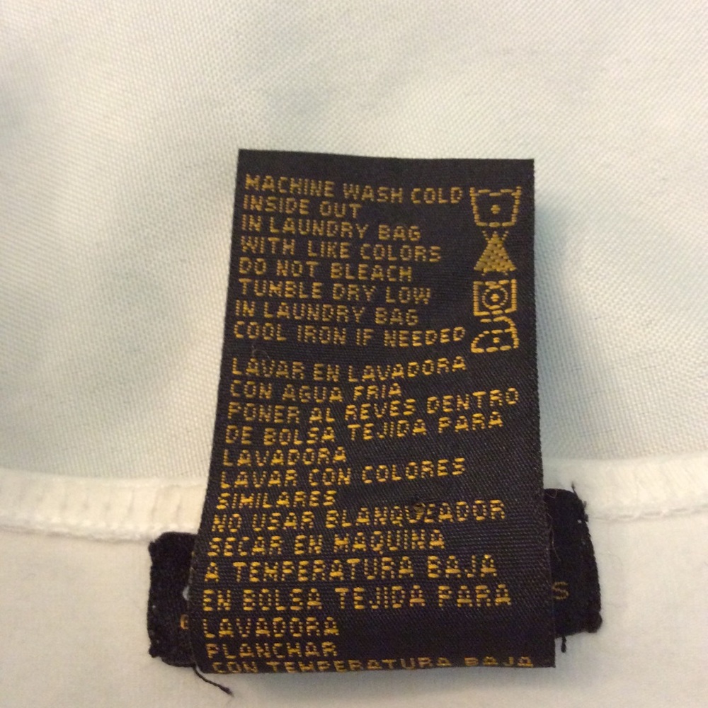Grace Elements White Cotton Top Size L - Picture 9 of 11